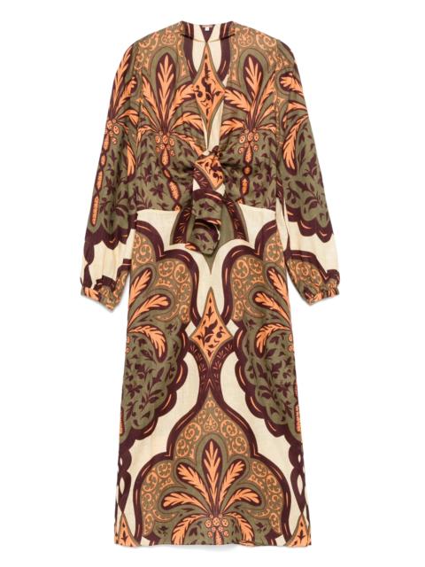 Johanna Ortiz Across Paradise midi dress