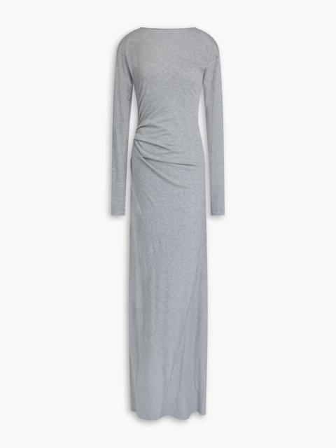 Victoria Beckham Ruched cotton-jersey maxi dress