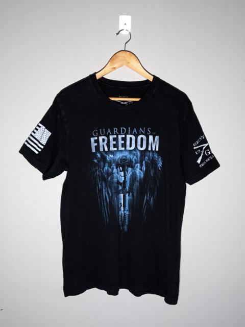 Other Designers Streetwear - Guardian of freedom Military Black Mens T-shirt