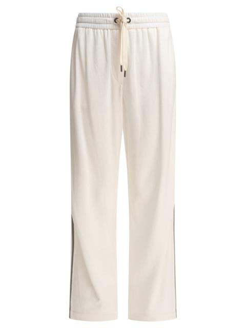 Brunello Cucinelli Brunello Cucinelli Sport Pants With Precious Stripe