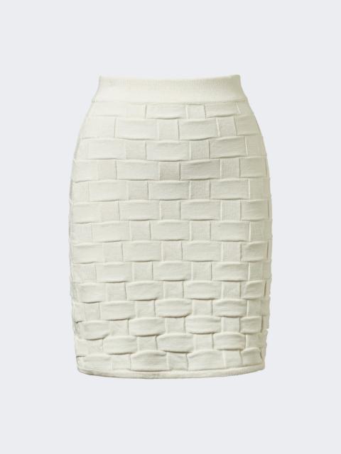 TOVE Ash Knitted Skirt White