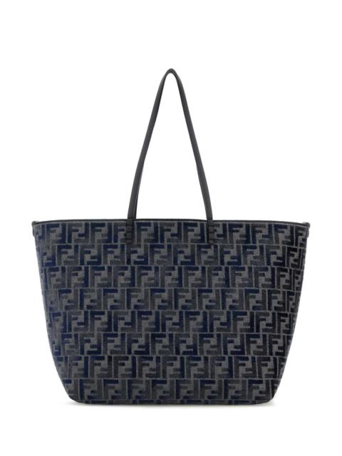 FENDI Fendi Women Embroidered Chenille Large Roll Shopping Bag