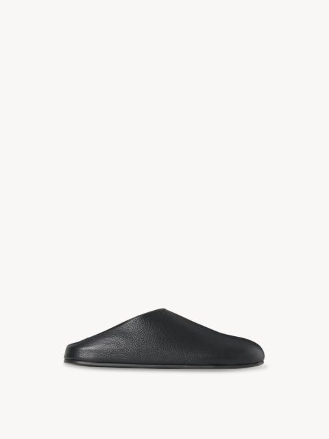 The Row Hudson Slide in Leather