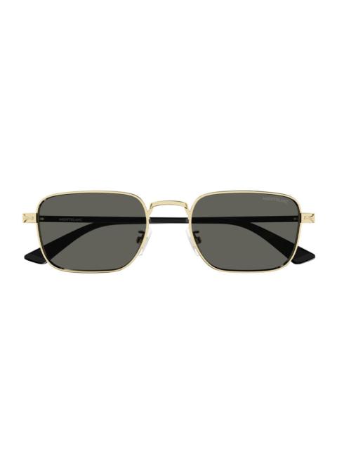 Montblanc Montblanc Smoke Rectangular Men's Sunglasses MB0339S 001 53