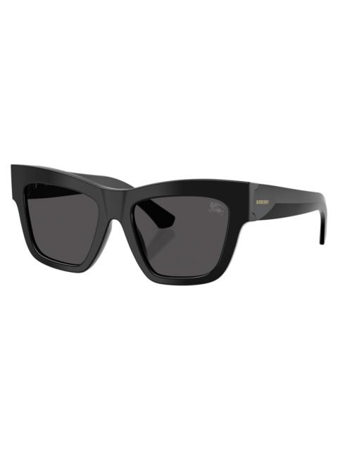 Burberry Burberry Dark Grey Cat Eye Ladies Sunglasses BE4449 300187 53