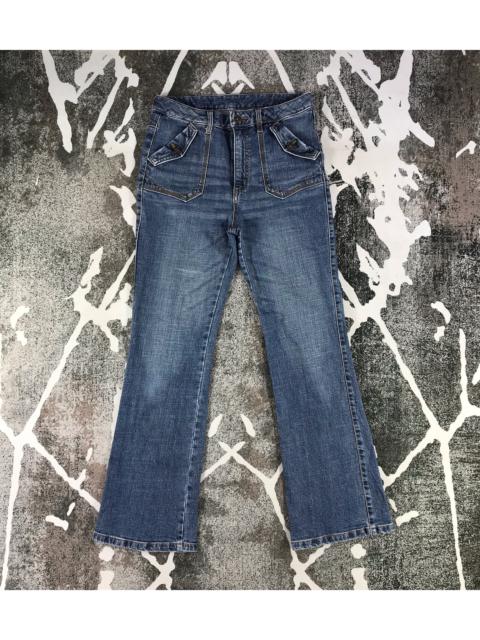 Other Designers Japanese Brand - Vintage Japanese Brand Bush Pants Jeans Flare Denim KJ1314