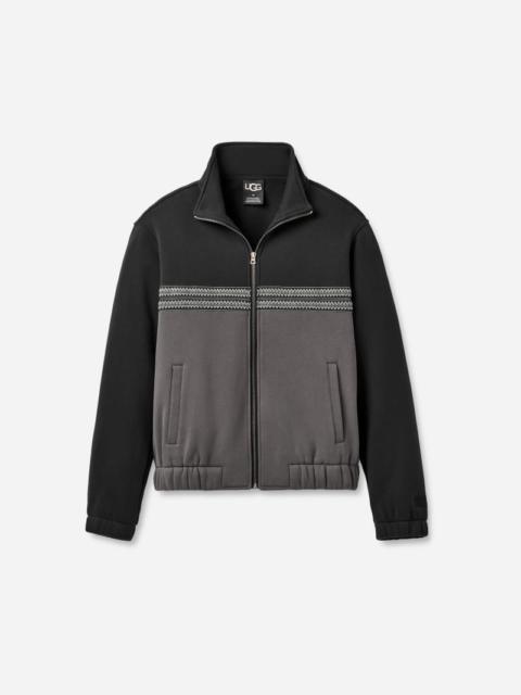 UGG ® Men's Tasman Track Jacket Cotton Blend Tops in Tar