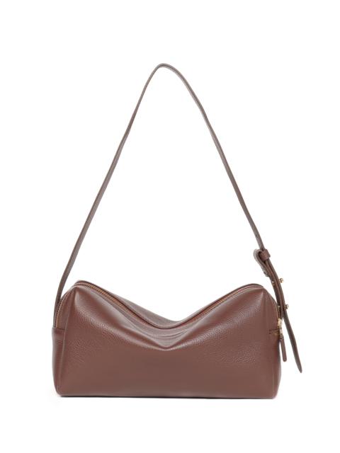 Elleme Trousse Pebbled Leather Dark Brown