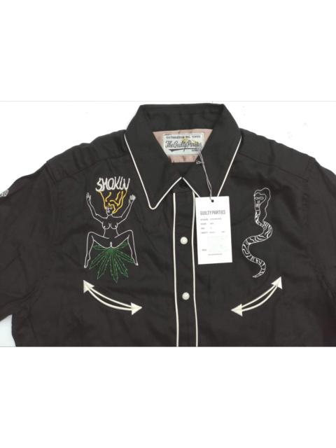 WACKO MARIA New With Tag FW17 Western Shirt Rexcell Black