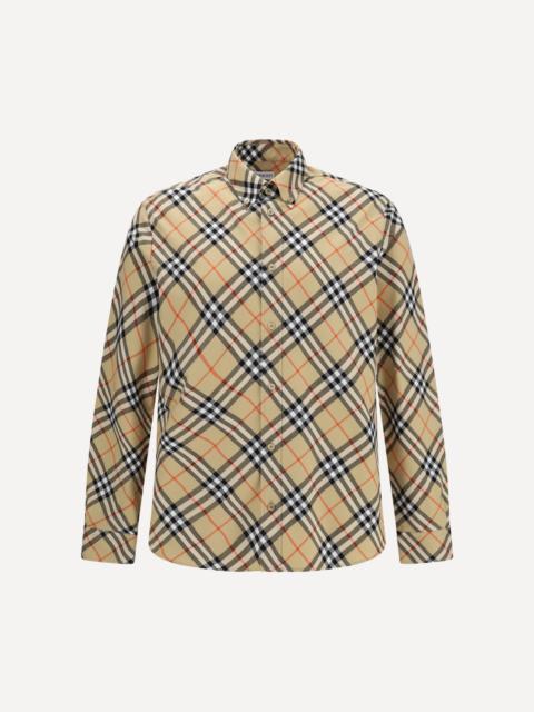 Burberry Roan Check Cotton Flannel Shirt