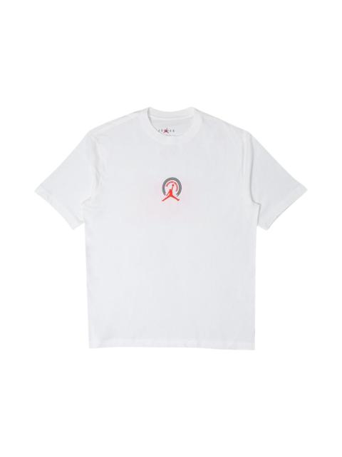 Jordan Air Jordan Broken Records Graphic Tee 'White/Infrared 23'