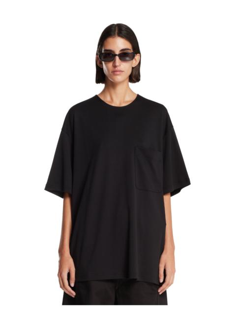 Black Cotton Pocket T-Shirt