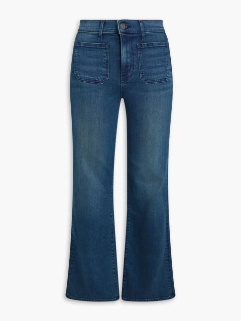 VERONICA BEARD Crosbie high-rise slim wide-leg jeans