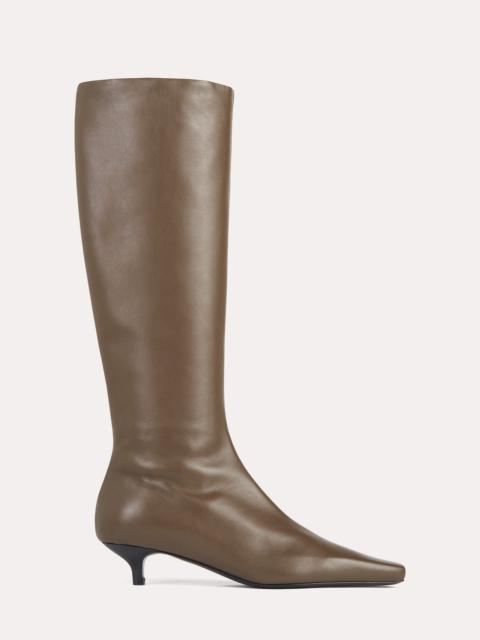 Totême The Slim Knee-High Boot ash