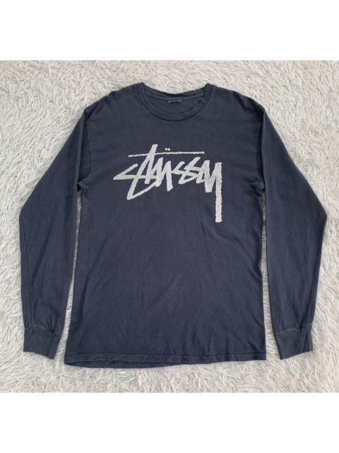 Stüssy Vintage Stussy Big Logo Printed Long Sleeve Tee