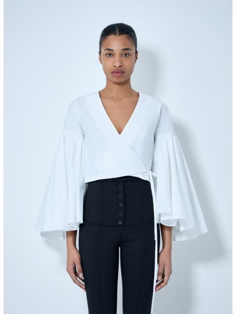 JACQUEMUS Jacquemus Women V-Neck Wrap Blouse