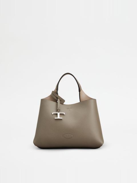 Tod's BAG IN LEATHER MICRO - GREY