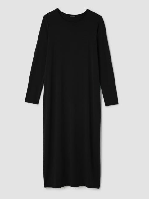 EILEEN FISHER Stretch Jersey Knit Oval Dress
