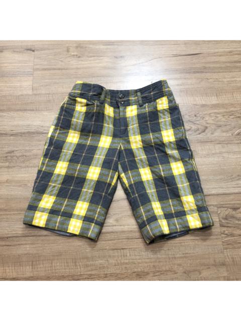 Other Designers Vintage - Vintage Burberry Blue Label Checkered Wool Shorts