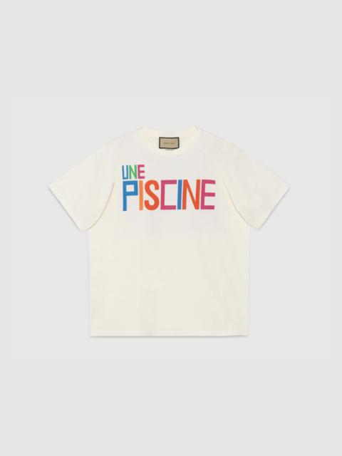 Gucci Piscine Cotton Jersey Print T-shirt