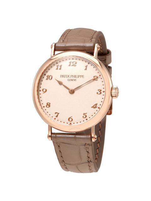 Patek Philippe Patek Philippe Cream Dial 18kt Rose Gold Automatic Ladies Watch 7200R-001