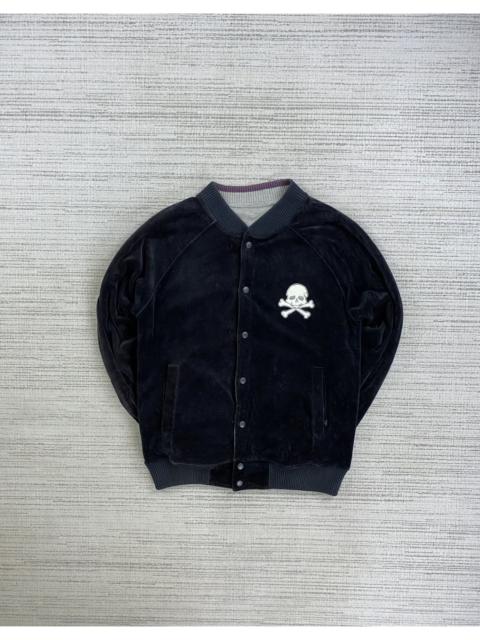 Other Designers Japanese Brand × Le Grande Bleu (L.G.B.) × Vintage - Vtg Soves Mastermind Japan Embroider Skull Reversible Jacket