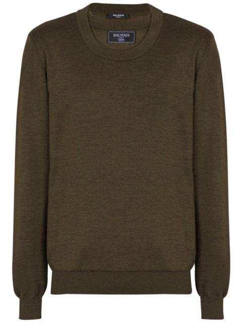 Balmain layered-detail sweater