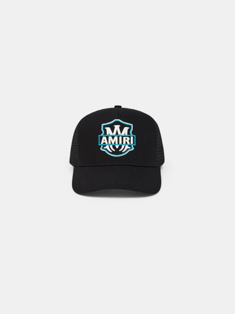 AMIRI MA EMBLEM TRUCKER HAT