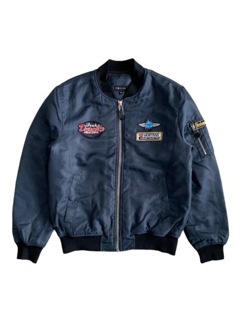 Other Designers Japanese Brand - Vintage Cline Patches Bomber Jacket