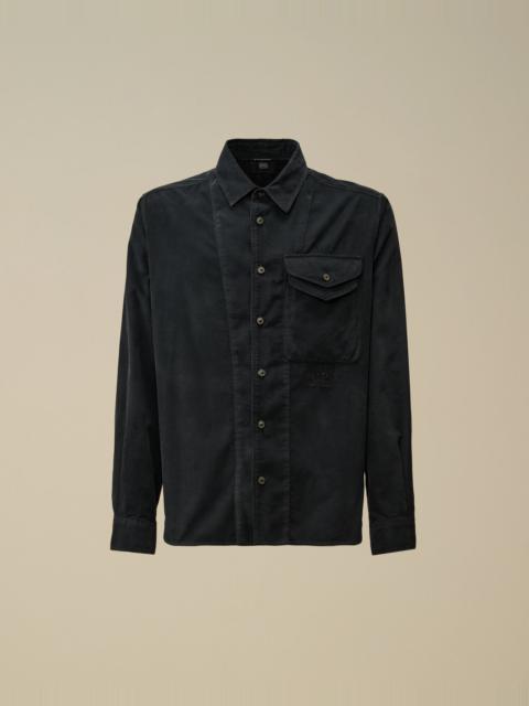 Corduroy Single Pocket Shirt