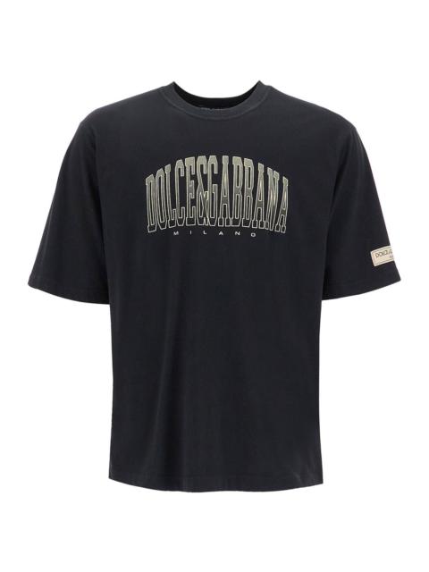 Dolce & Gabbana T-SHIRT WITH LOGO PRINT