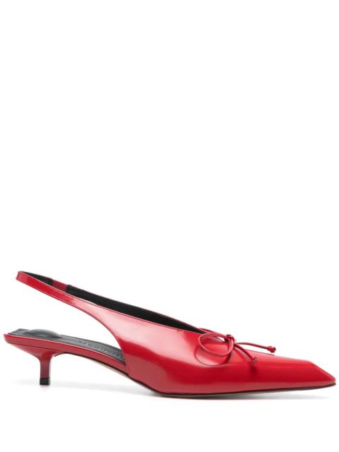 Jacquemus Women Cubisto Pumps With 35Mm Back Strap