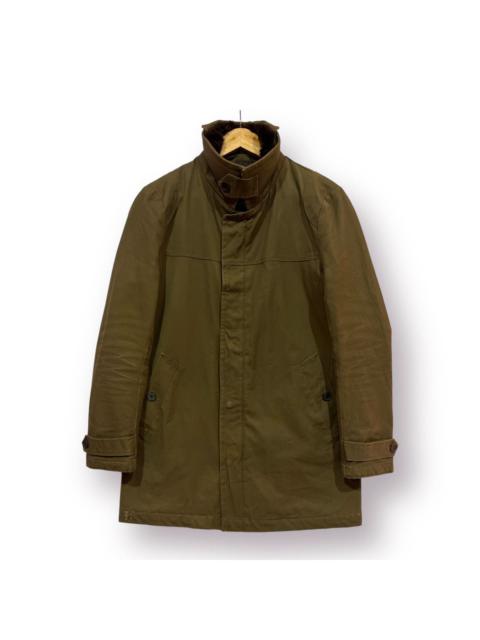 Other Designers Ships Jet Blue long jacket military style