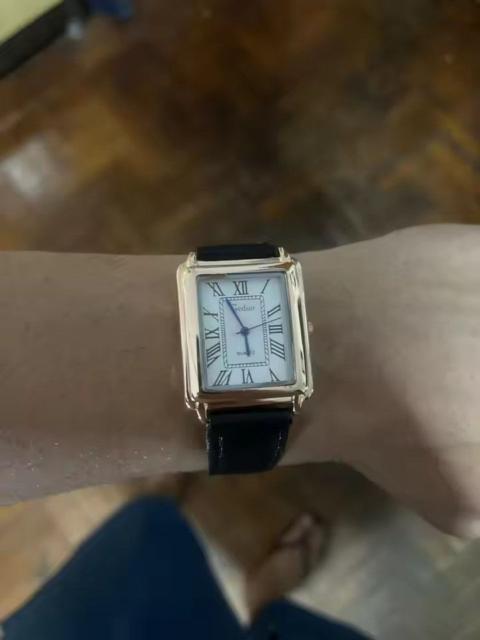 Other Designers Japanese Brand - Classic Roman Dial Quart Watch– Leather Strap