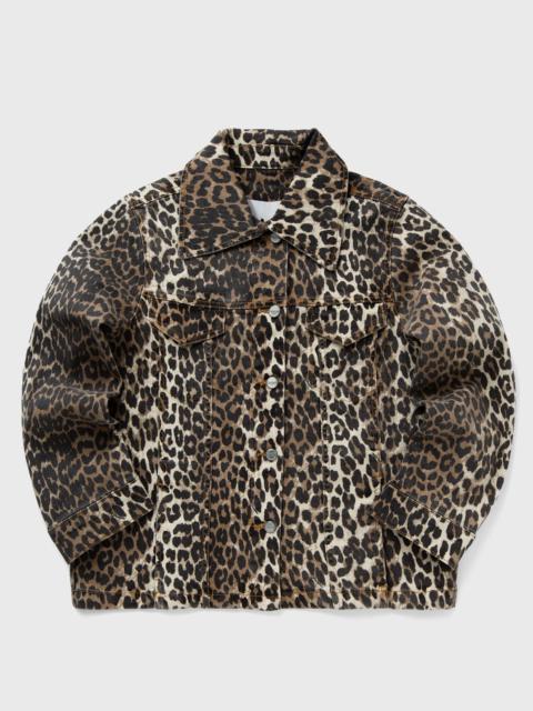 GANNI Print Denim Jacket
