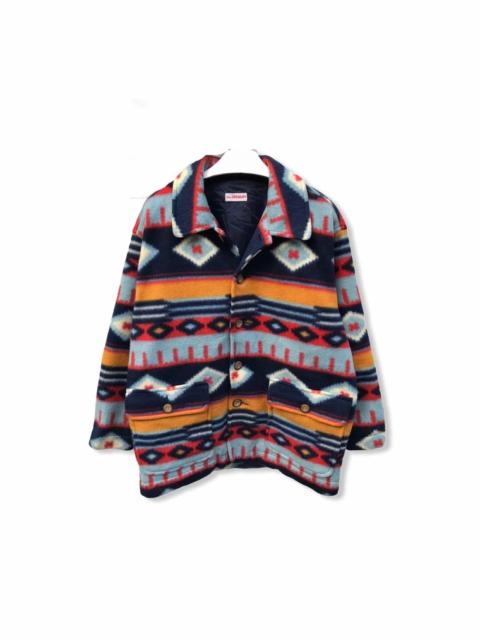 Other Designers Japanese Brand - Japanese Brand Mini Valman Navajo Red Indian Style Jacket
