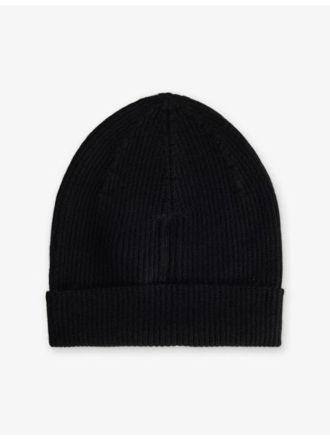 Rick Owens Berretto In Maglia Rib-Knit Wool Hat