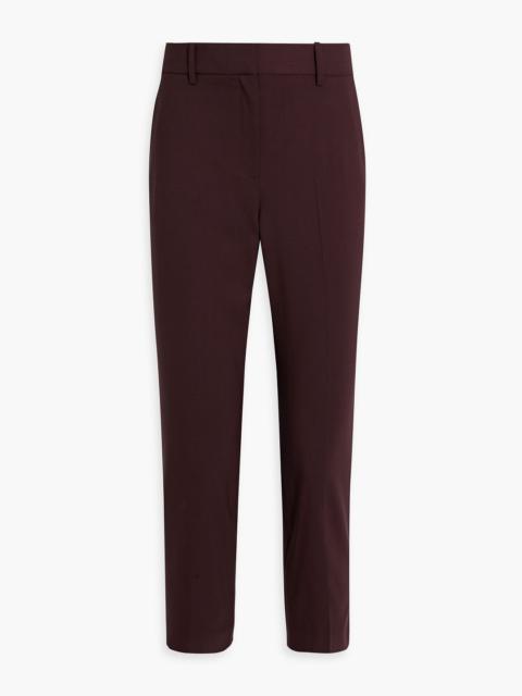 Theory Treeca 2 cropped wool-blend slim-leg pants
