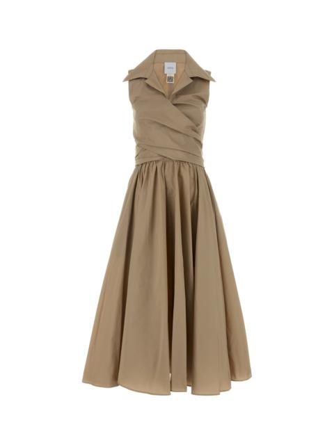 PATOU Cappuccino faille dress