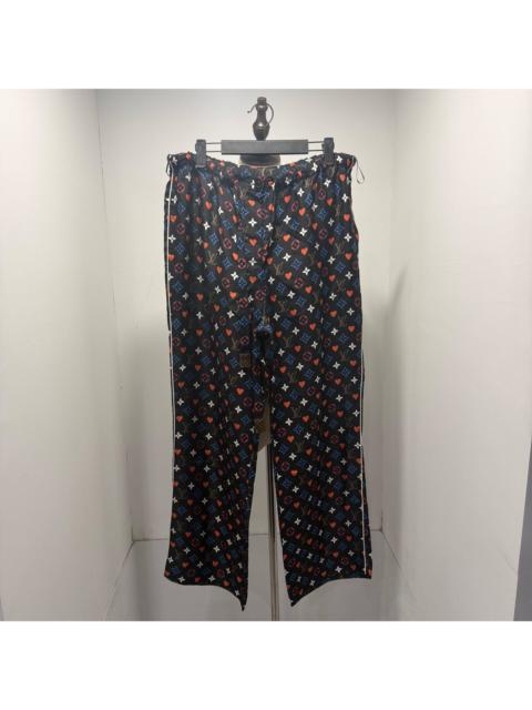 Louis Vuitton Louis Vuitton All-Over Print Monogram Silk Pants