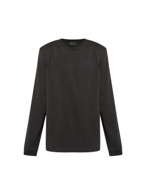 Moncler logo-patch long-sleeve T-shirt