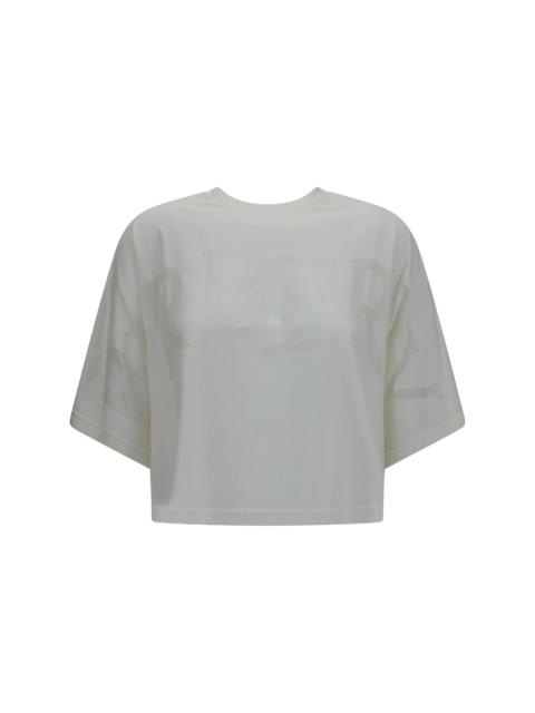 Burberry Burberry Logo Cotton T-shirt Chalk Women