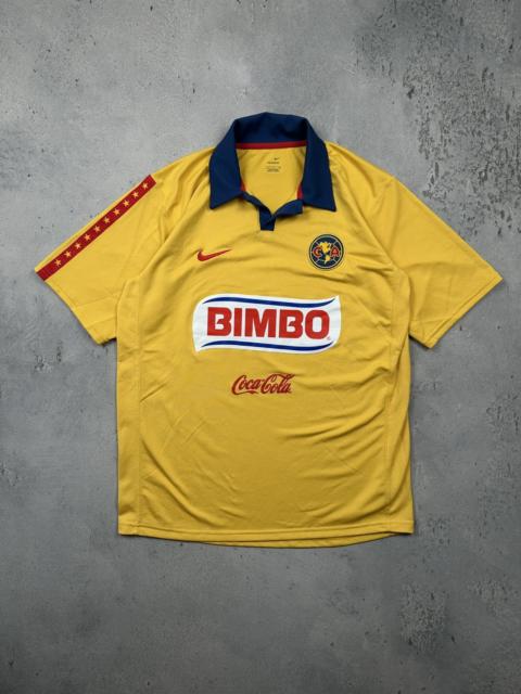 Nike Vintage 2006 Club America Nike Home Jersey Yellow Bimbo