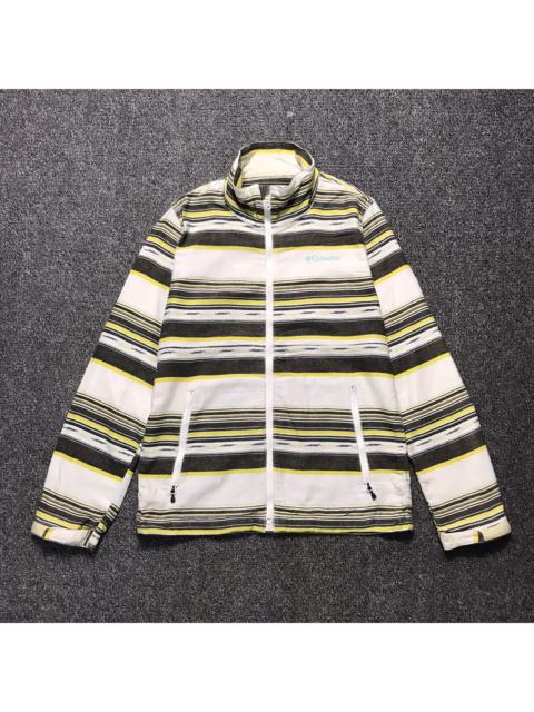 Other Designers Vintage - Vintage Columbia Stripe Zipper Jacket