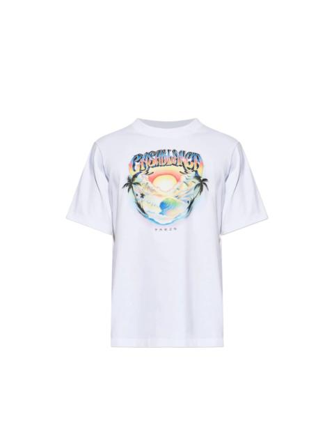 CASABLANCA Casablanca White T-Shirts & Vests - T-Shirts Men