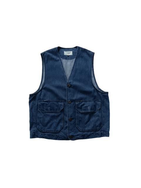Other Designers VINTAGE CROCODILE DENIM VEST