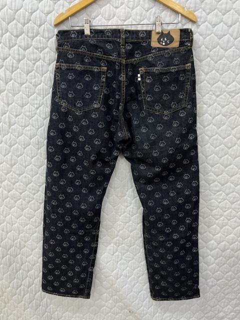(Rrrr). RARE NE-NET ISSEY MIYAKE FULLPRINT CAT LOGO