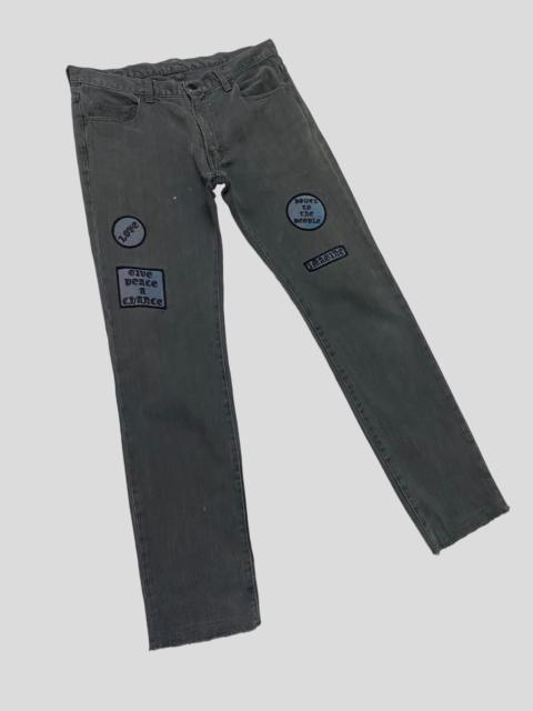 Number (N)ine AWO4 'Give Peace A Chance' Denim Jeans