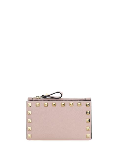 Valentino Valentino Garavani Women Rockstud Zip Card Holder