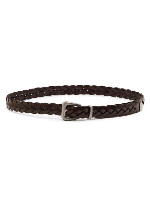 Brunello Cucinelli Brunello Cucinelli Braided Leather Belt